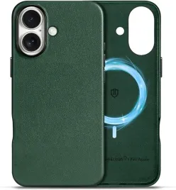 shieldon-naturalne-etui-skorzane-do-iphone-16-magsafe-slim-zielony-premium