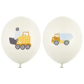 balony-budowa-koparka-i-wywrotka-kremowy-strong-12-50-szt