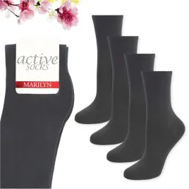skarpetki-damskie-bawelniane-gladkie-c-grafit-polskie-active-forte-marilyn