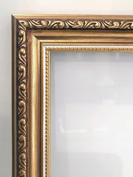 Rama do obrazu 30x40 cm wypukła antyczne złoto odporna na wilgoć u26