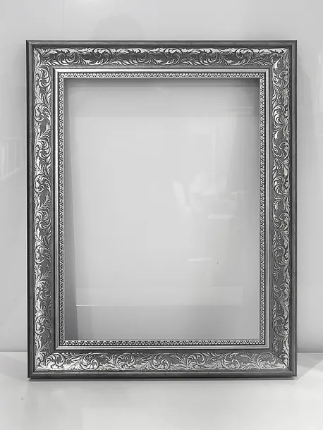 Rama do obrazu 40x50 cm szara srebrna odporna na wilgoć u44