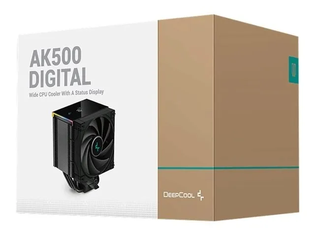 deepcool-or-digital-cpu-cooler-or-ak500s-or-intel-amd-deepcool-stan-nowy-chlodzenie-aktywne