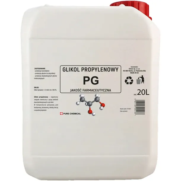 GLIKOL PROPYLENOWY PG FARMACEUTYCZNY CZYSTY 20L