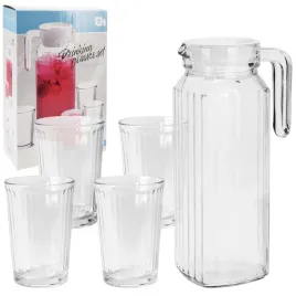 zestaw-szklanki-dzbanek-szklany-z-pokrywka-solidny-excellent-houseware-5el