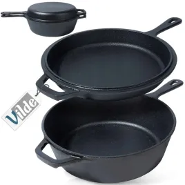 zestaw-garnek-z-patelnia-uchwytem-raczka-zeliwny-solidny-trwaly-vilde-42-cm