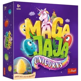trefl-gra-planszowa-magajaja-unicorns-jednorozce-swiecace-jaja
