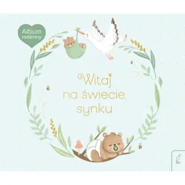 album-rodzinny-maluszka-dziecka-witaj-na-swiecie-synku