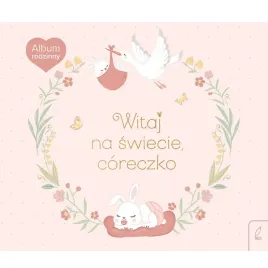 album-rodzinny-maluszka-dziecka-witaj-na-swiecie-coreczko