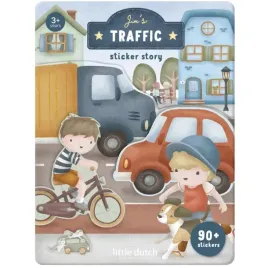 little-dutch-ksiazeczka-z-naklejkami-naklejki-jim-i-pojazdy-na-ulicy
