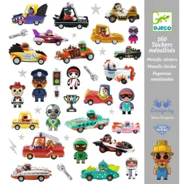djeco-zestaw-metaliczne-naklejki-swiat-crazy-motors-160-sztuk-pojazdy