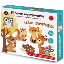 askato-zestaw-do-szycia-filcowe-wyszywanki-lesne-zwierzatka-zwierzeta