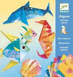 djeco-zestaw-artystyczny-metaliczne-origami-morskie-zwierzeta