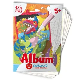 sabbiarelli-album-kolorowanie-malowanie-piaskiem-dinozaury