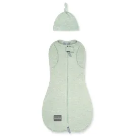 sleepee-otulacz-niemowlaka-second-step-z-czapeczka-melanzowa-mieta-65-9-kg