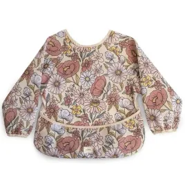 mushie-wodoodporny-sliniak-z-dlugim-rekawkiem-rekawem-retro-flowers