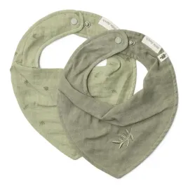 little-dutch-sliniak-apaszka-bandanka-muslinowa-2x-pure-sage