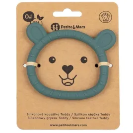 petiteandmars-gryzak-silikonowy-mis-teddy-misty-green