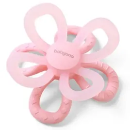babyono-gryzak-silikonowy-flower-kwiatek-rozowy