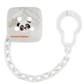 canpol-lancuszek-zawieszka-klips-do-smoczka-uspokajajacego-babiesboo-bialy