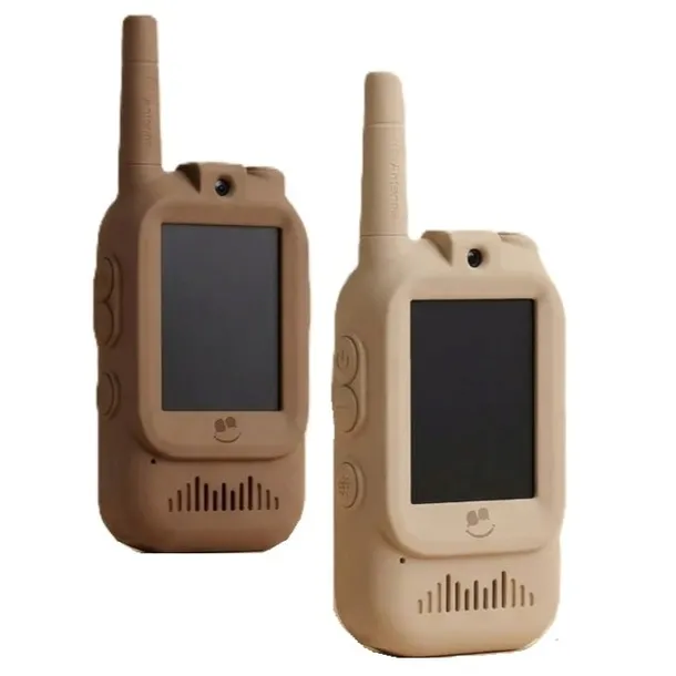 KidLupe Video Walkie Talkie Krótkofalówki dla dzieci KidTooki KidiNex Beige