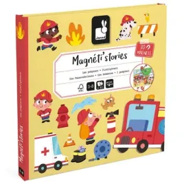 janod-magnetistories-magnetyczna-ukladanka-strazacy-straz-pozarna-magnesy