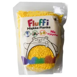 masa-sensoryczna-fluffi-miekka-lekka-pianka-nie-wysycha-zolta