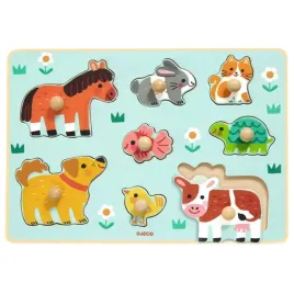 djeco-drewniana-ukladanka-z-uchwytami-zwierzatka-dog-and-co