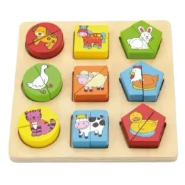 viga-drewniane-puzzle-dwuelementowe-ukladanka-polowki-zwierzatka