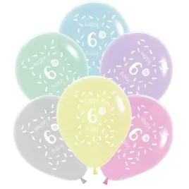 balony-happy-birthday-6th-bday-mix-folat-13-6-szt