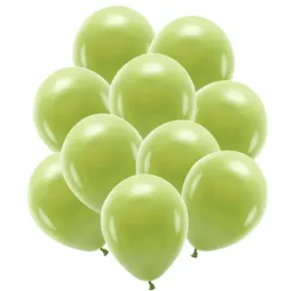 balony-ekologiczne-oliwkowy-partydeco-10-10-szt
