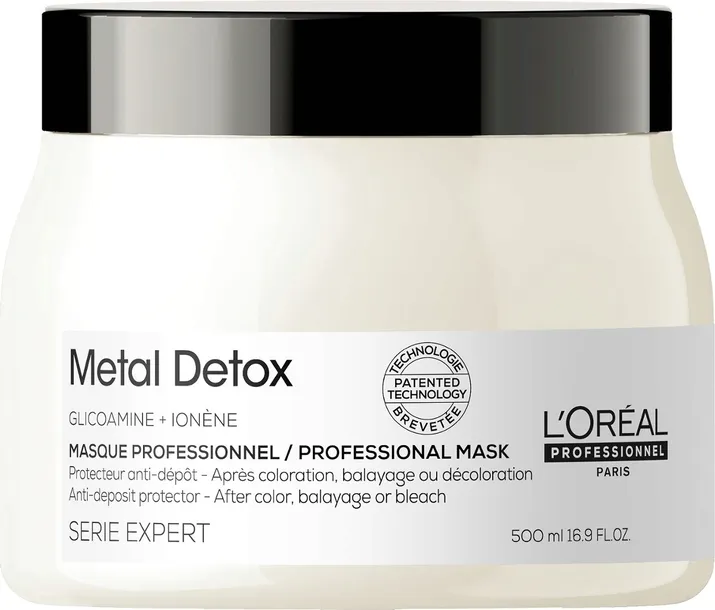LOREAL METAL DETOX MASKA NEUTRALIZUJĄCA METALE 500ML OCHRONA WŁOSÓW