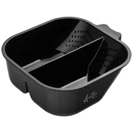 arte-tools-podwojna-miska-kwadratowa-do-farbowania-wlosow-czarna