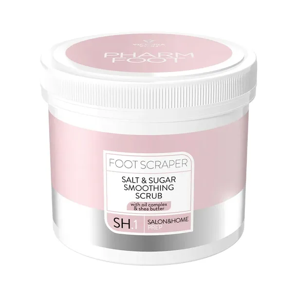 PHARM FOOT Foot Scraper - Wygładzający Peeling Solno-Cukrowy Do Stóp 800g