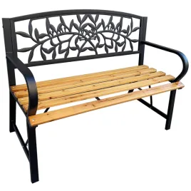 lawka-ogrodowa-reo-czarna-naturalne-drewno-akord-furniture-factory