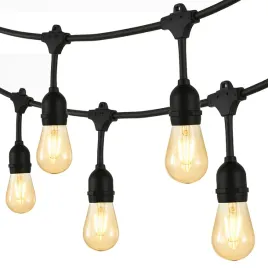 Zdjęcie produktu Girlanda świetlna ogrodowa 5 x żarówka LED łańcuch na balkon do ogrodu 4 M,