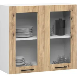 szafka-oliwia-witryna-w80-h720-biala-dab-artisan-akord-furniture-factory