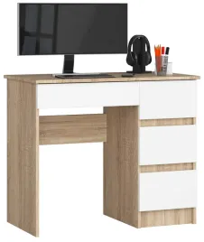 biurko-a-7-clp-sonoma-biale-pk-prawostronne-akord-furniture-factory-sch