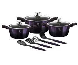 Zdjęcie produktu ZESTAW GARNKÓW 10 elem. BERLINGER HAUS BH-7141 PURPLE, Berlinger Haus, BH-7