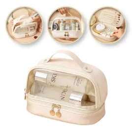 kosmetyczka-organizer-na-kosmetyki-kremowa-dwupoziomowa-23x135x16cm-ks115b