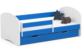 lozko-dzieciece-smile-160x80-niebieskie-materac-akord-furniture-factory