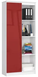 regal-biurowy-r-80-cm-clp-1-drzwi-4-polki-bialy-czerwony-polysk-akord-fu