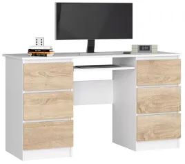 biurko-komputerowe-a-11-135-cm-6-szuflad-biale-sonoma-akord-furniture-fa