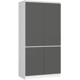 szafa-s90-4d-clp-bialy-grafit-szary-akord-furniture-factory-sp0psyss904