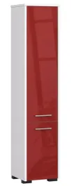 regal-lazienka-fin-slupek-30-2d-140cm-czerwony-polysk-akord-furniture-fact