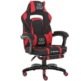 fotel-gamingowy-deus-x-stream-red-tkanina-podnozek