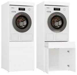 szafka-lazienkowa-na-pralke-lub-suszarke-pola-twin-1s-biala-regal-szuflada