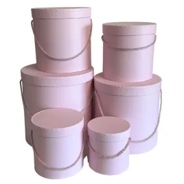 pudelko-pudelka-na-kwiaty-prezent-flower-box-jasny-roz-komplet-6szt