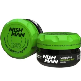 nishman-pomada-do-wlosow-m2-hair-styling-matte-clay-wax-keratin-100ml