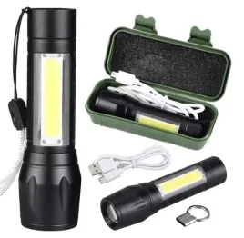 latarka-led-cob-taktyczna-mocna-usb-magnes-zestaw-etui
