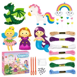 zestaw-do-szycia-z-filcu-dla-dzieci-kreatywny-bajkowe-postacie-jednorozec